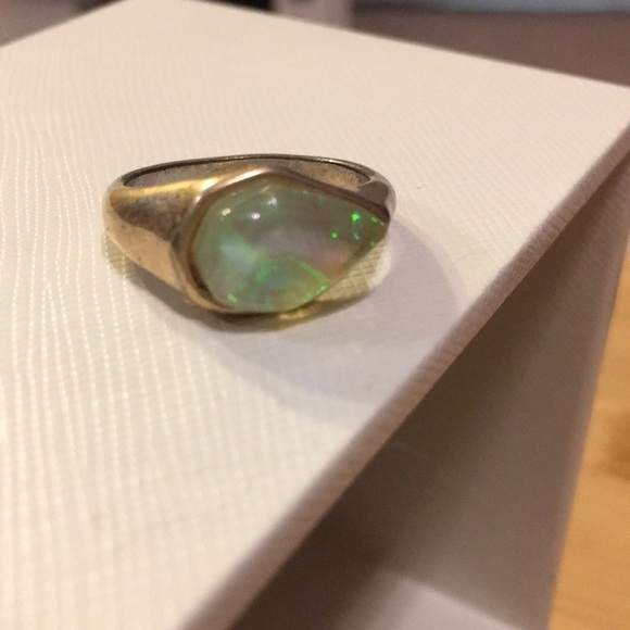 Synthetic opal ring - Picture 6 of 7